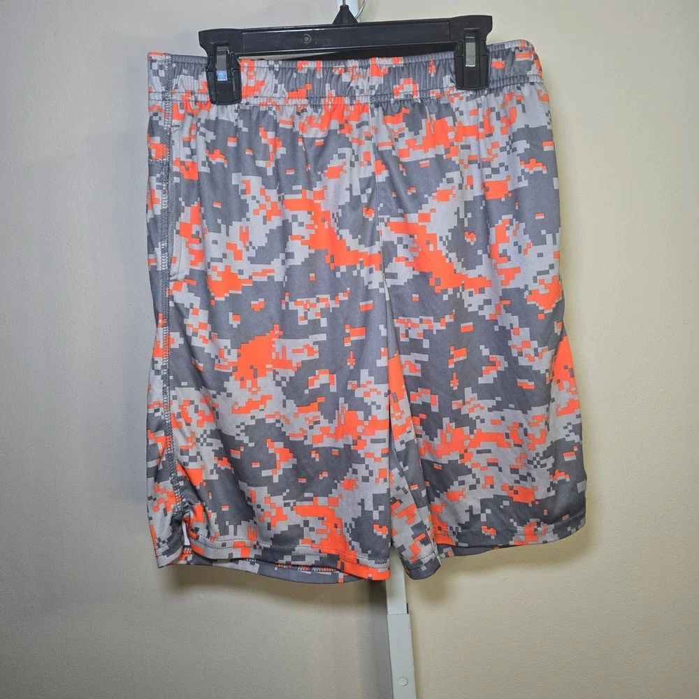 Athletic Works Boys XL 14-16 Active Shorts Bundle 5pk Digital Camo DriWorks Mesh